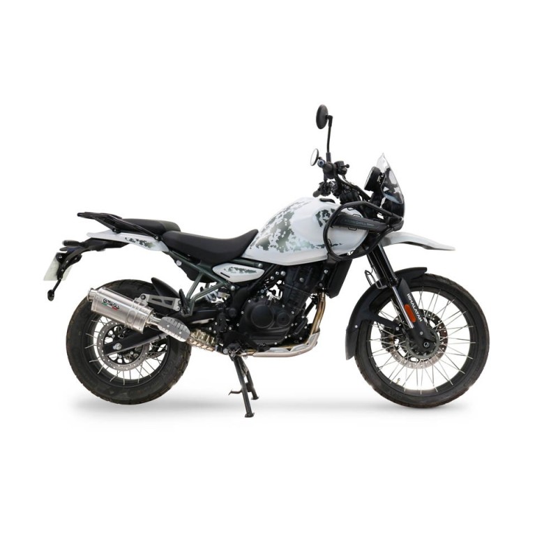 Scarico GPR Dune Triovale Titanio per Royal Enfield Guerrilla 450 dal 2024 al 2025 omologato