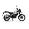 Scarico GPR Dune Triovale Titanio per Royal Enfield Guerrilla 450 dal 2024 al 2025 omologato