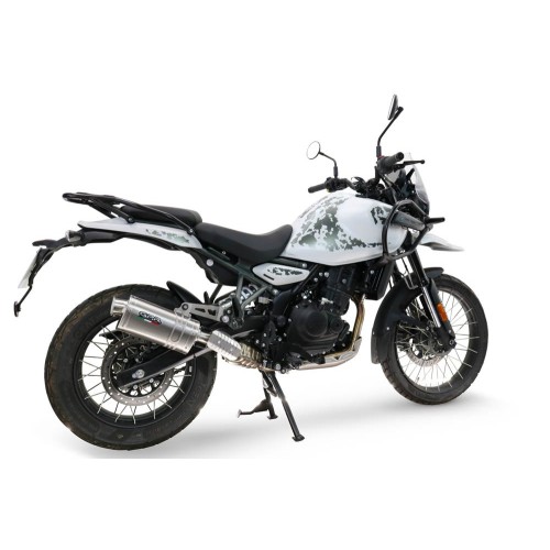 Scarico GPR Dune Triovale Titanio per Royal Enfield Guerrilla 450 dal 2024 al 2025 omologato