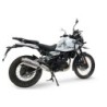 Scarico GPR Dune Triovale Titanio per Royal Enfield Guerrilla 450 dal 2024 al 2025 omologato