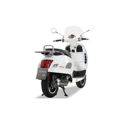 Scarico GPR Evo4 Road per Piaggio Vespa Granturismo 200 dal 2003 al 2007 omologato