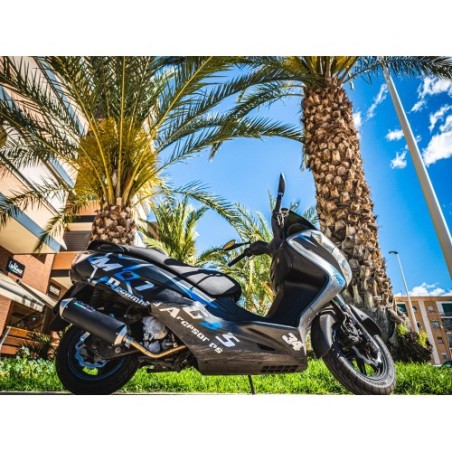 Scarico GPR Evo4 Road per SUZUKI Burgman 200 I.E. dal 2007 al 2013 omologato