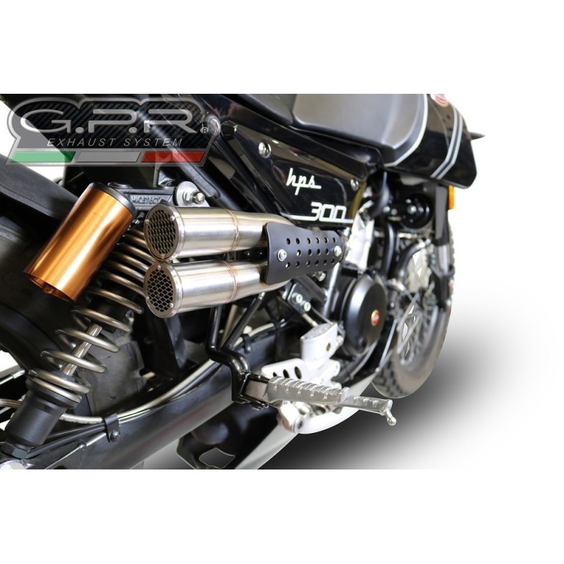 Scarico GPR F205 per F.B. Mondial Hps 300 Pagani dal 2021 al 2022 omologato
