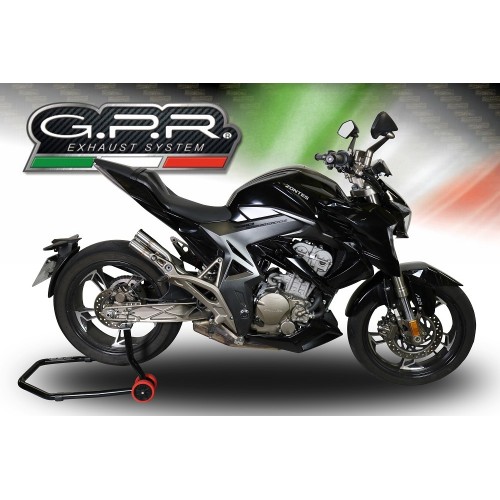 Scarico GPR F205 per Zontes Zx 310 dal 2018 al 2020 omologato