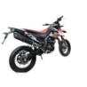 Scarico GPR Furore Evo4 Nero per Aprilia Rx 125 dal 2021 al 2024 omologato