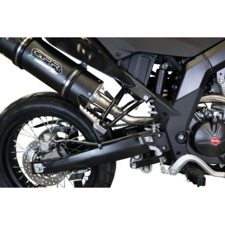 Scarico GPR Furore Evo4 Nero per Aprilia Sx 125 dal 2018 al 2020 omologato