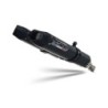 Scarico GPR Furore Evo4 Nero per Aprilia Dorsoduro 1200 dal 2011 al 2016 omologato