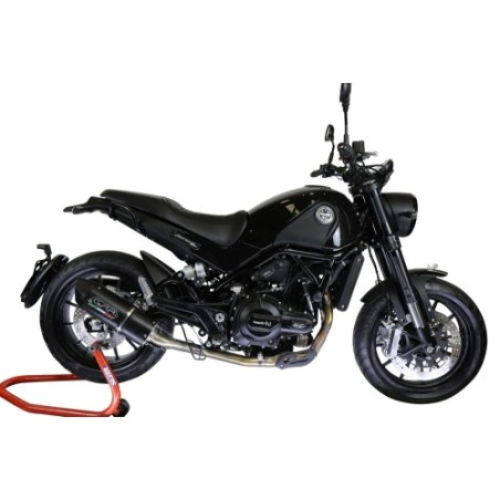 Scarico GPR Furore Evo4 Nero per Benelli Leoncino 500 dal 2017 al 2024 omologato