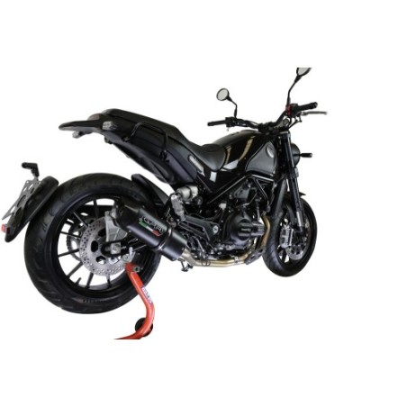 Scarico GPR Furore Evo4 Nero per Benelli Leoncino 500 dal 2017 al 2024 omologato