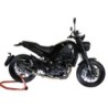 Scarico GPR Furore Evo4 Nero per Benelli Leoncino 500 Trail dal 2017 al 2024 omologato