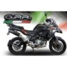 Scarico GPR Furore Evo4 Nero per Benelli Trk 502 X dal 2017 al 2020 omologato