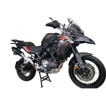 Scarico GPR Furore Evo4 Nero per Benelli Trk 502 X dal 2017 al 2020 omologato