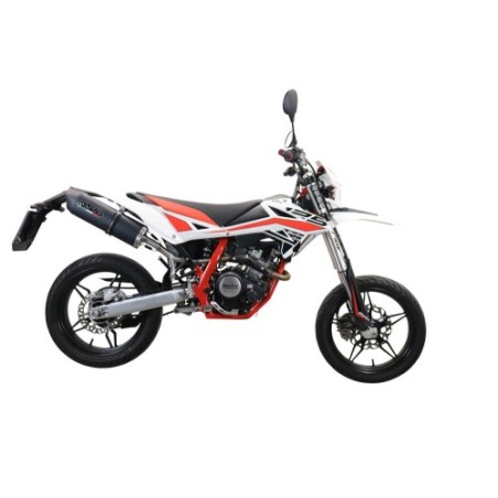 Scarico GPR Furore Evo4 Nero per Beta RR 125 4T Motard dal 2019 al 2020 omologato