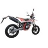 Scarico GPR Furore Evo4 Nero per Beta RR 125 4T Motard dal 2019 al 2020 omologato