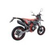 Scarico GPR Furore Evo4 Nero per Beta RR 125 4T Motard dal 2021 al 2024 omologato