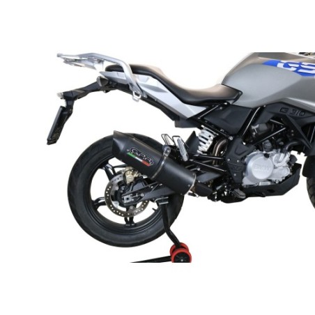 Scarico GPR Furore Evo4 Nero per BMW G 310 Gs dal 2022 al 2024 omologato