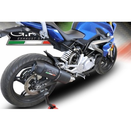 Scarico GPR Furore Evo4 Nero per BMW G 310 R dal 2022 al 2024 omologato