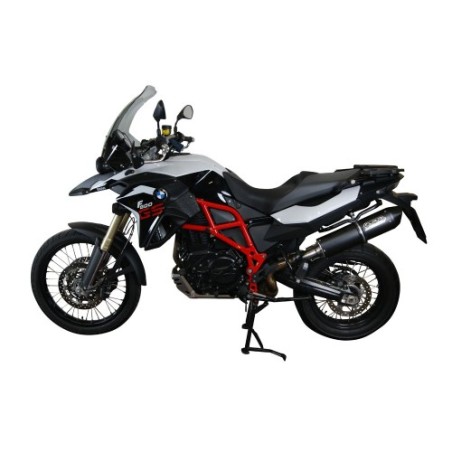 Scarico GPR Furore Evo4 Nero per BMW F 800 Gs dal 2016 al 2018 omologato