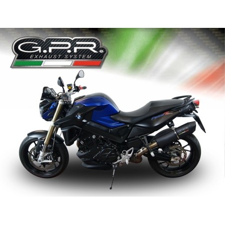 Scarico GPR Furore Evo4 Nero per BMW F 800 R dal 2017 al 2019 omologato