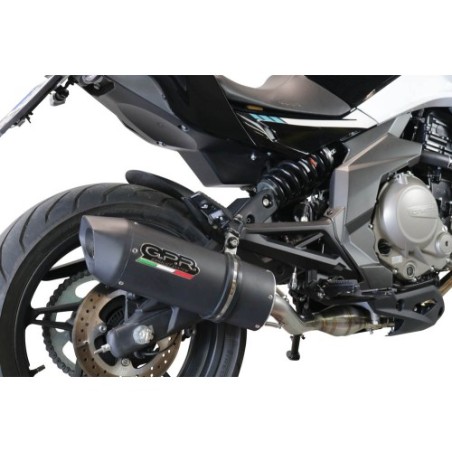 Scarico GPR Furore Evo4 Nero per Cf Moto 650 Nk dal 2021 al 2024 omologato