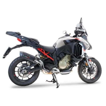 Scarico GPR Furore Evo4 Nero per Ducati Multistrada V4 Rally dal 2023 al 2024 omologato