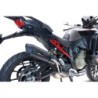 Scarico GPR Furore Evo4 Nero per Ducati Multistrada V4 Rally dal 2023 al 2024 omologato