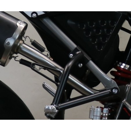 Scarico GPR Furore Evo4 Nero per Fantic Motor XMF 125 dal 2021 al 2024 omologato