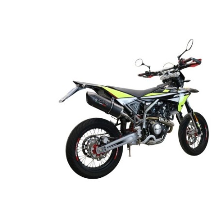 Scarico GPR Furore Evo4 Nero per Fantic Motor XMF 125 dal 2021 al 2024 omologato