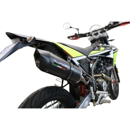 Scarico GPR Furore Evo4 Nero per Fantic Motor XMF 125 dal 2021 al 2024 omologato