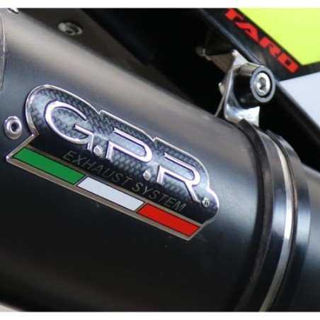 Scarico GPR Furore Evo4 Nero per Fantic Motor XMF 125 dal 2021 al 2024 omologato