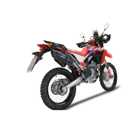 Scarico GPR Furore Evo4 Nero per Honda Crf 300 L - Rally dal 2021 al 2025 omologato