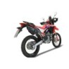 Scarico GPR Furore Evo4 Nero per Honda Crf 300 L - Rally dal 2021 al 2025 omologato