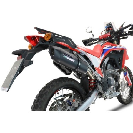 Scarico GPR Furore Evo4 Nero per Honda Crf 300 L - Rally dal 2021 al 2025 omologato