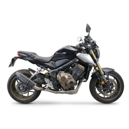 Scarico GPR Furore Evo4 Nero per Honda Cb 650 F dal 2017 al 2018 omologato