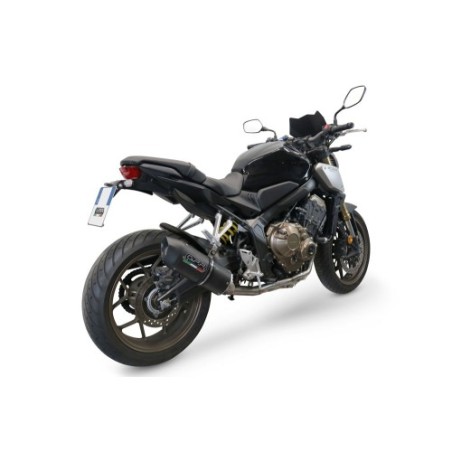 Scarico GPR Furore Evo4 Nero per Honda Cb 650 F dal 2017 al 2018 omologato