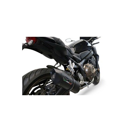Scarico GPR Furore Evo4 Nero per Honda Cb 650 F dal 2017 al 2018 omologato