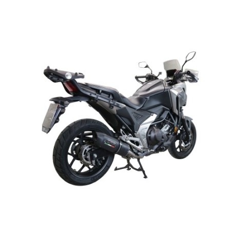 Scarico GPR Furore Evo4 Nero per Honda Nc 750 X - S Dct dal 2017 al 2020 omologato