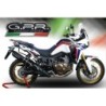 Scarico GPR Furore Evo4 Nero per Honda Crf 1000 L Africa Twin dal 2018 al 2020 omologato