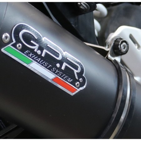 Scarico GPR Furore Evo4 Nero per Husqvarna Svartpilen 401 dal 2021 al 2023 omologato
