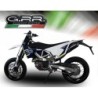 Scarico GPR Furore Evo4 Nero per Husqvarna Supermoto 701 dal 2017 al 2020 omologato