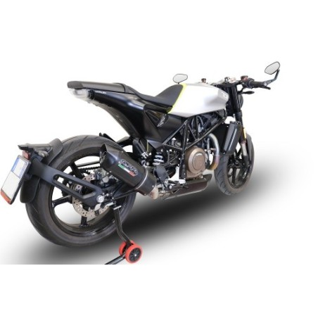 Scarico GPR Furore Evo4 Nero per Husqvarna Svartpilen 701 dal 2018 al 2020 omologato