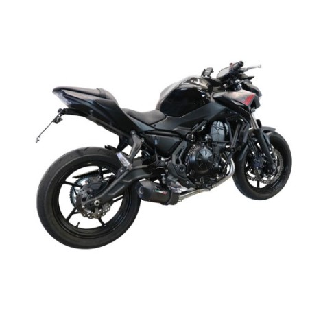 Scarico GPR Furore Evo4 Nero per Kawasaki Z 650 dal 2017 al 2020 omologato