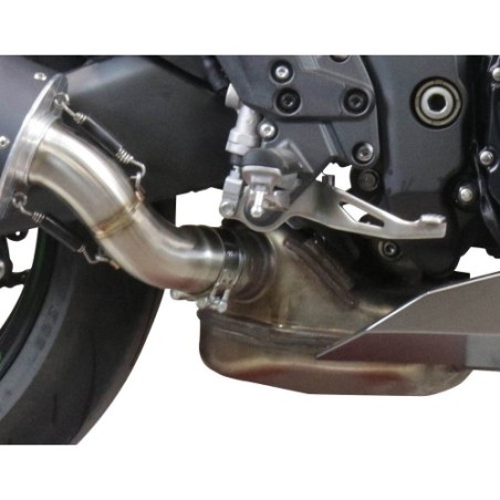 Scarico GPR Furore Evo4 Nero per Kawasaki Ninja 1000 Sx dal 2021 al 2024 omologato