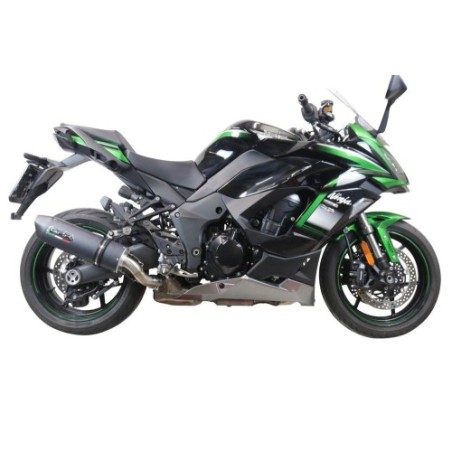 Scarico GPR Furore Evo4 Nero per Kawasaki Ninja 1000 Sx dal 2021 al 2024 omologato
