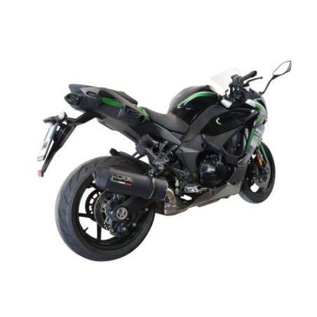 Scarico GPR Furore Evo4 Nero per Kawasaki Ninja 1000 Sx dal 2021 al 2024 omologato