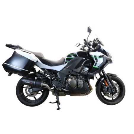 Scarico GPR Furore Evo4 Nero per Kawasaki Versys 1000 I.E. dal 2019 al 2020 omologato