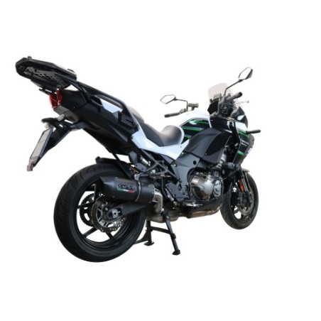 Scarico GPR Furore Evo4 Nero per Kawasaki Versys 1000 I.E. dal 2019 al 2020 omologato