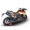 Scarico GPR Furore Evo4 Nero per KTM Duke 125 dal 2017 al 2020 omologato