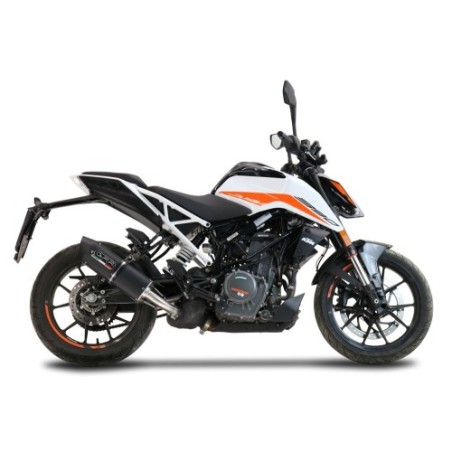Scarico GPR Furore Evo4 Nero per KTM Duke 250 dal 2021 al 2023 omologato