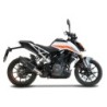 Scarico GPR Furore Evo4 Nero per KTM Duke 250 dal 2021 al 2023 omologato